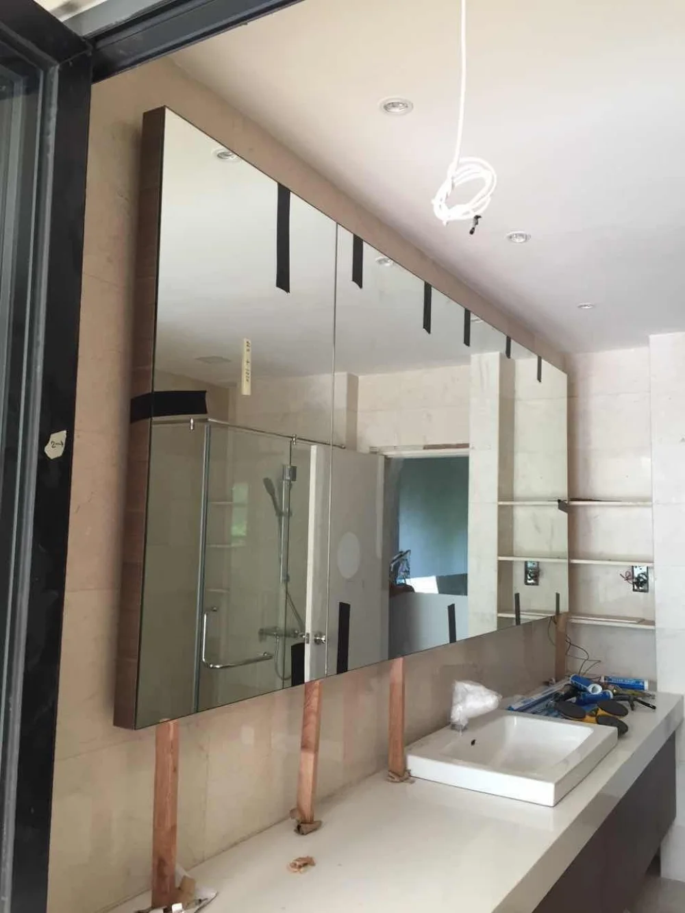 Mirror And Colour Glass