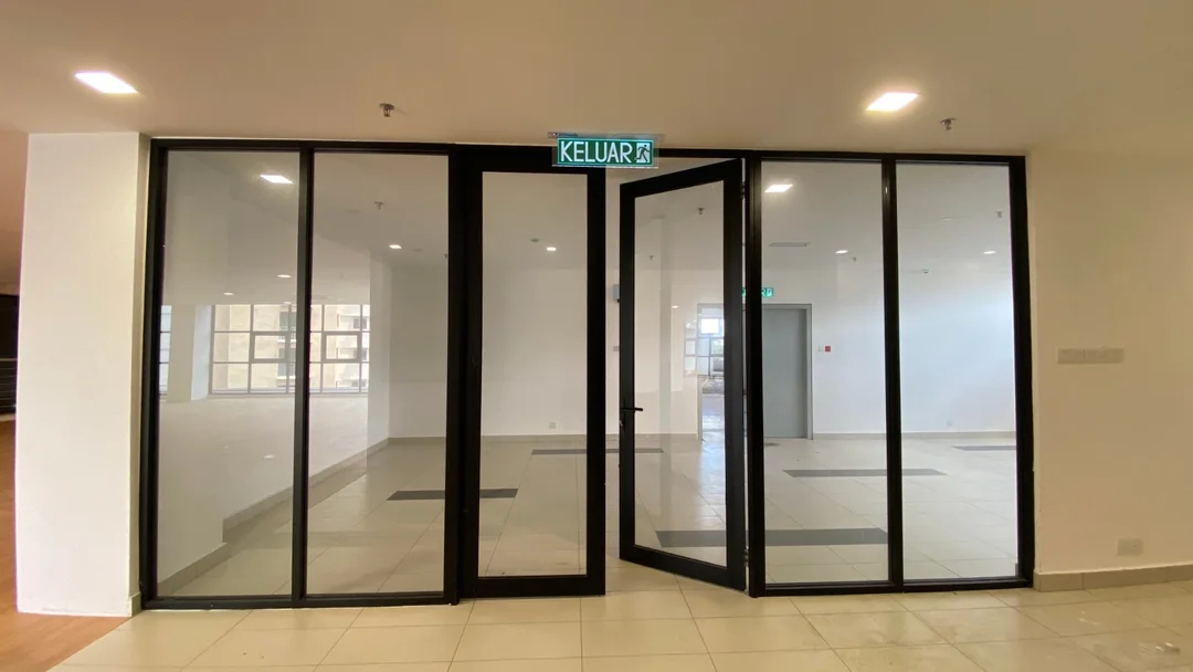 Aluminium and glass installation, Ampang municipal project — photo 21
