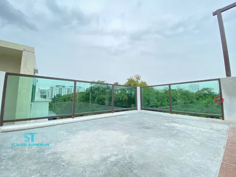 Glass Balcony And Aluminium — Balcony Glass Railing by ST Glass Aluminium thumbnail 3