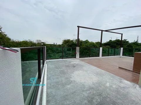 Glass Balcony And Aluminium — Balcony Glass Railing by ST Glass Aluminium thumbnail 6