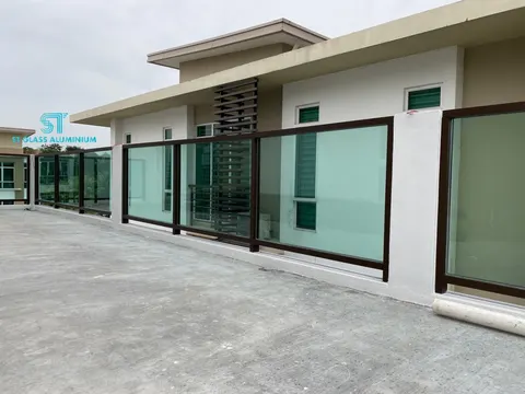 Glass Balcony And Aluminium — Balcony Glass Railing by ST Glass Aluminium thumbnail 3