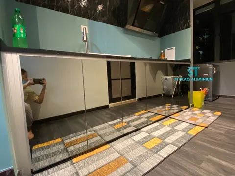 4G Kitchen Mirror Cabinet — Cabinet Series by ST Glass Aluminium thumbnail 4