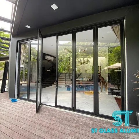 Aluminium Folding Door — Folding Door by ST Glass Aluminium thumbnail 2