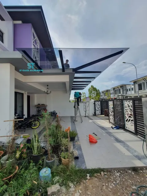 Glass Awning — Glass Awning & Canopy by ST Glass Aluminium thumbnail 3