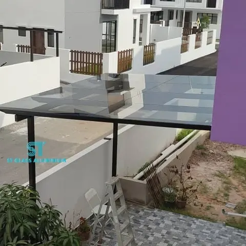 Glass Awning — Glass Awning & Canopy by ST Glass Aluminium thumbnail 1