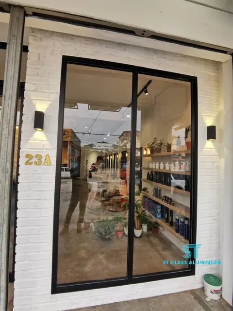 Fixed Glass — Glass Partition & Glass Work by ST Glass Aluminium thumbnail 1