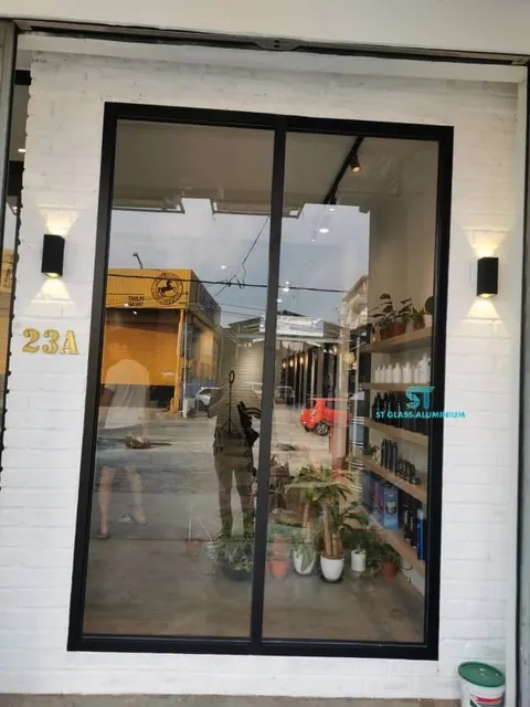 Fixed Glass — Glass Partition & Glass Work by ST Glass Aluminium thumbnail 3