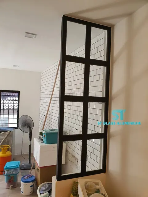Fixed Glass — Glass Partition & Glass Work by ST Glass Aluminium thumbnail 2