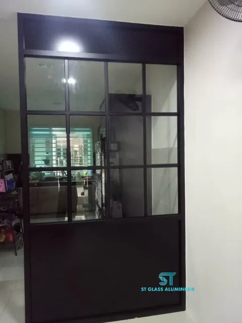 Glass Divider — Glass Partition & Glass Work by ST Glass Aluminium thumbnail 2