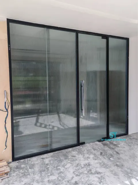 Office Glass Partition- Rib Glass — Office Glass Partition by ST Glass Aluminium thumbnail 2
