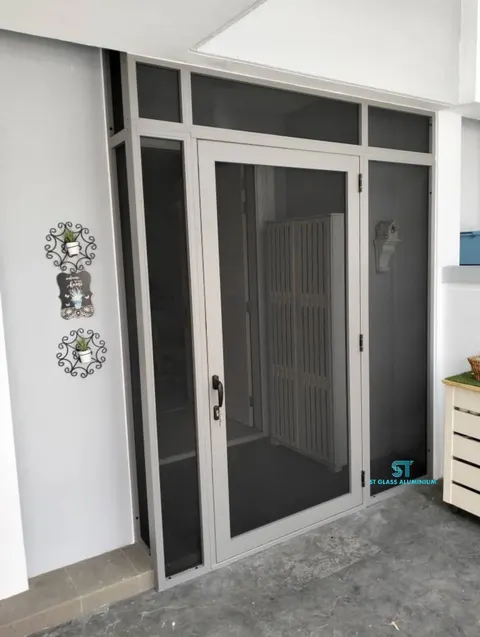 Swing Door Security Mesh — Security Mesh by ST Glass Aluminium thumbnail 1