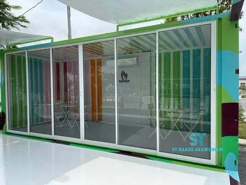 Economy Sliding Door — Sliding Door by ST Glass Aluminium thumbnail 4