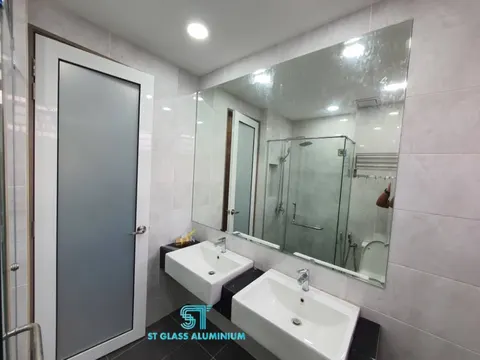 Mirror — Swing Door by ST Glass Aluminium thumbnail 1