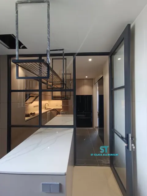 Swing Door — Glass Partition & Glass Work by ST Glass Aluminium thumbnail 2