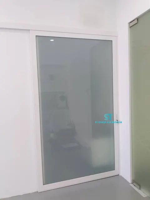 Hanging Sliding Door — Trackless Sliding Door by ST Glass Aluminium thumbnail 3