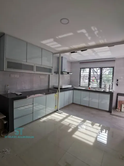 Hanging Sliding Door — Cabinet Series by ST Glass Aluminium thumbnail 2