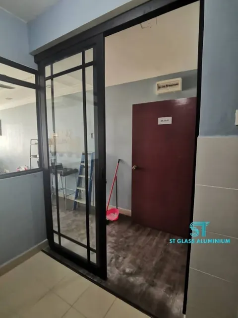 Wet And Dry Kitchen Separation — Glass Partition & Glass Work by ST Glass Aluminium thumbnail 2