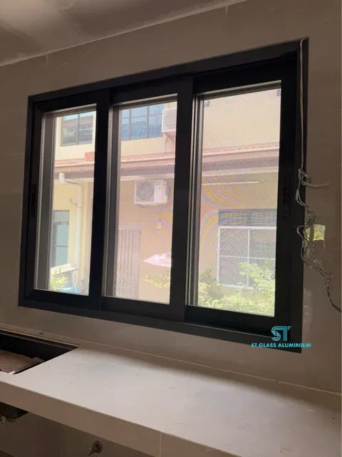 Performance Sliding Window With Mesh — Window Series by ST Glass Aluminium thumbnail 2