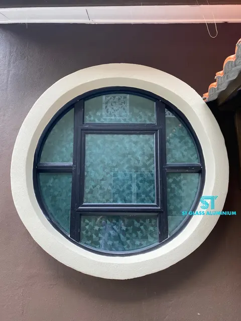 Round Top Hung Window — Window Series by ST Glass Aluminium thumbnail 5